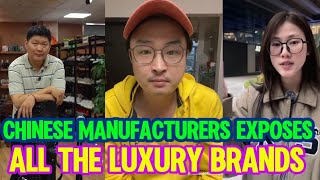 The CHINESE MANUFACTURERS EXPOSED The LUXURY BRANDS Due to the TRUMP TARIFFS