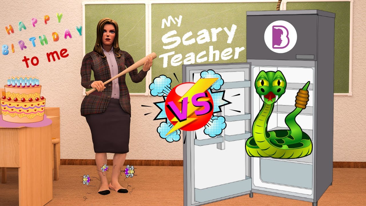 Nadrndana nastavnica leži, a zmija beži