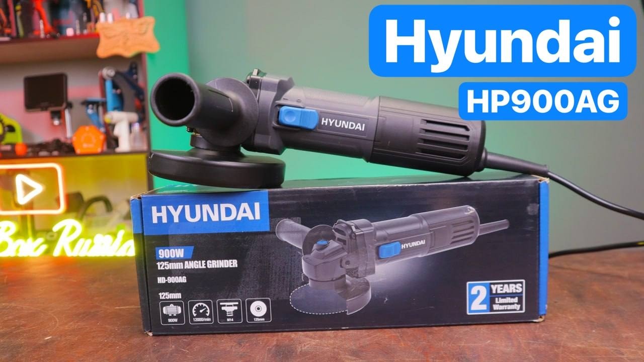 HYUNDAI HD900AG Обзор и Тест Сетевой Болгарки (УШМ)