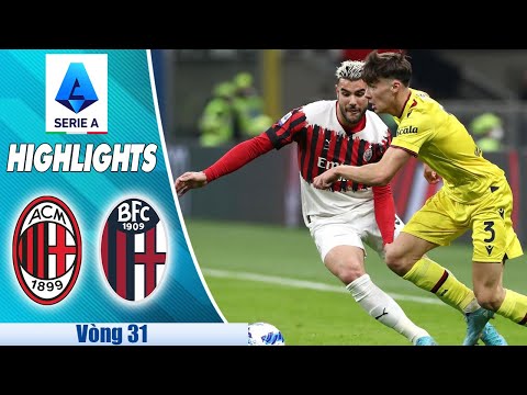 HIGHLIGHTS AC MILAN - BOLOGNA: IBRAHIMOVIC BẤT LỰC, NGÔI ĐẦU LUNG LAY DỮ DỘI | V31 SERIE A