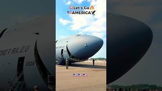 Let's Go America #usa#c17globemaster #usmilitary #aviation #usairforce