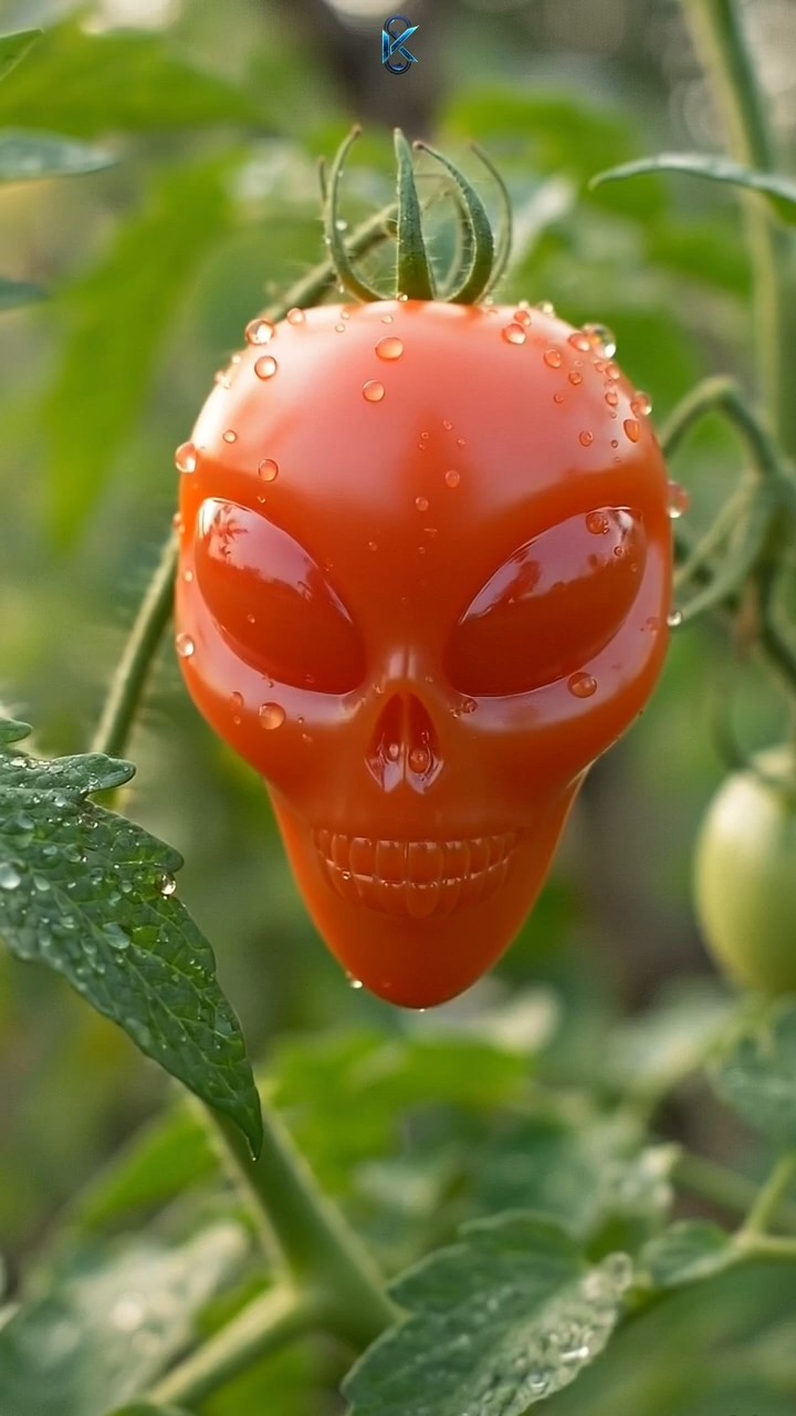 This Tomato Grows Into an Alien 😳👽 - YouTube