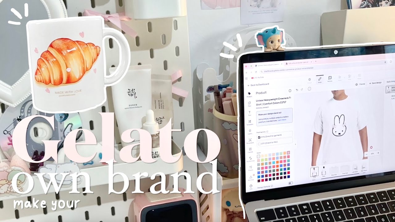 Make your own brand from home with Gelato (print on demand - tutorial)