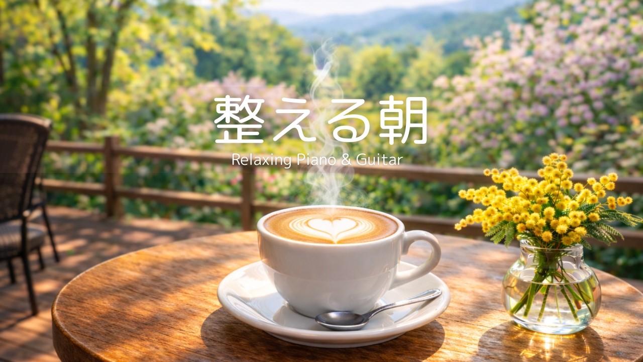 【朝カフェBGM】整える朝｜静かなピアノと光の時間（作業・読書）