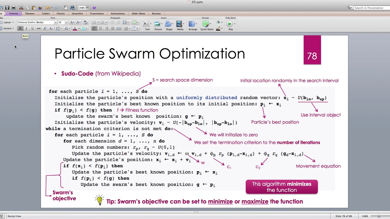 Java for Scientific Computing: Particle Swarm Optimization -- Part 2 ...