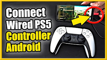 How to PAIR PS5 Controller to Android Phone using USB Wired Connection (No Input LAG)