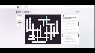CRUX - build crosswords with AI (coming soon!)