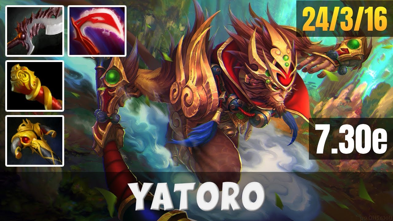 Yatoro | Monkey King | Dota 2 Pro Gameplay - Patche 7.30e