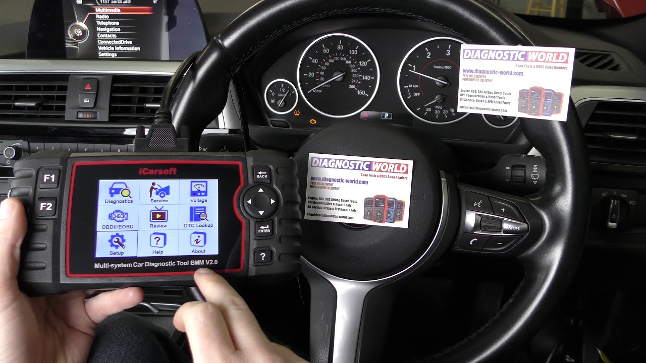 Cost Effective BMW Check Engine Light Warning Reset with Using iCarsoft BMM V2.0