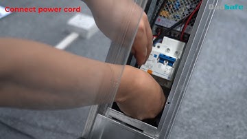 Daosafe DSN-20 Nebula Swing Turnstile Installation Steps