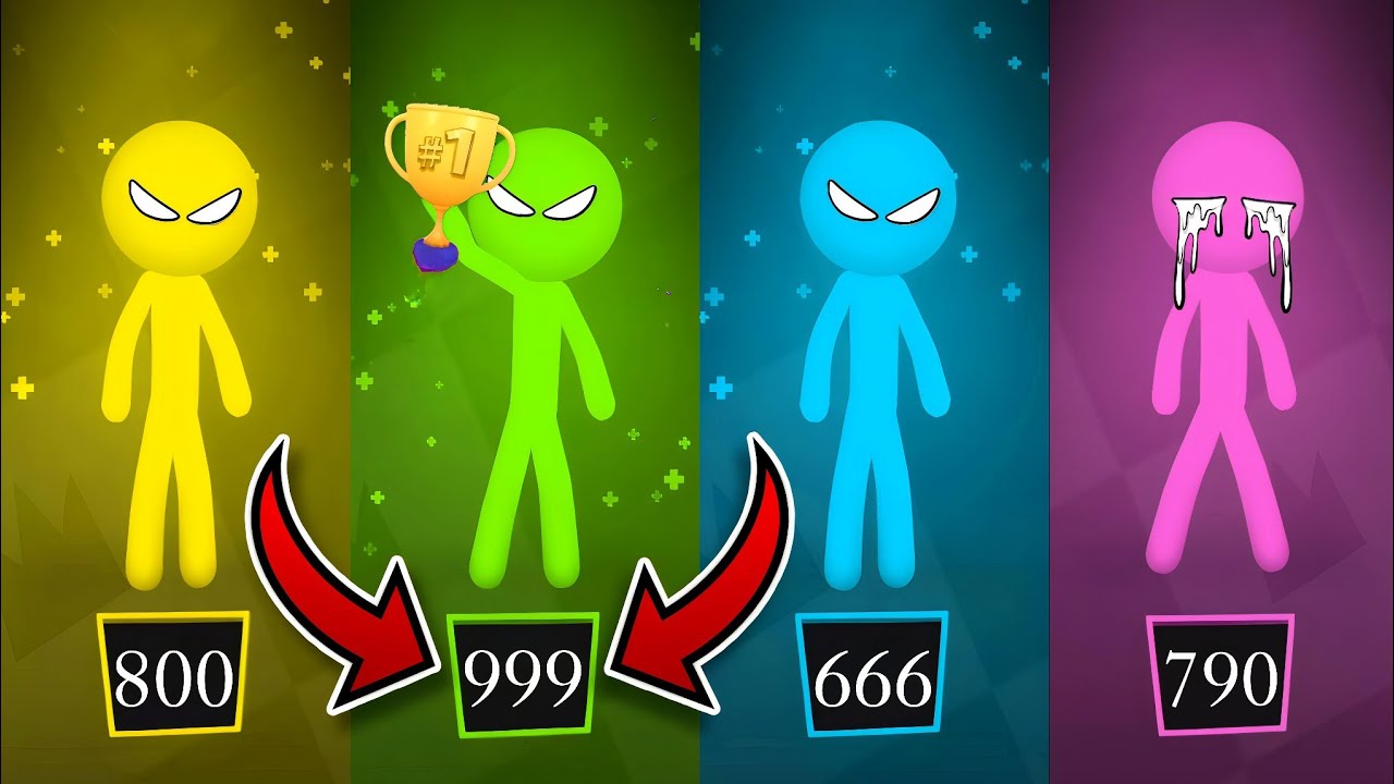 🚀✨Stickman Party – Mini Games Tournament Mode 1 2 3 4 Players Part 123 (Android, iOS)