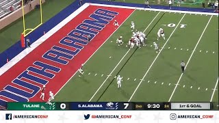 2020 American Football Highlights: Tulane 27, South Alabama 24