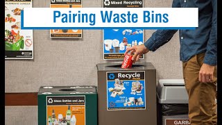 Use the buddy system for garbage and recycling