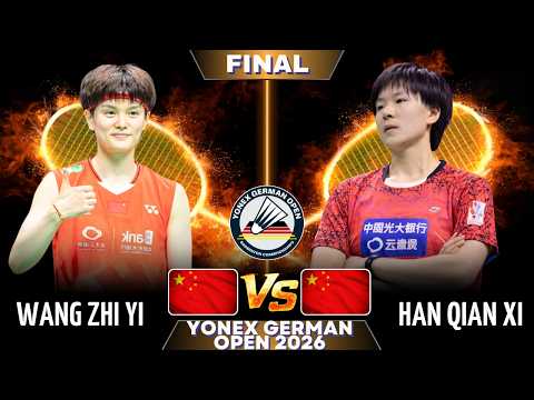 🔥 WONDERFULL FINAL 🔥WANG Zhi Yi (CHN) vs HAN Qian Xi (CHN