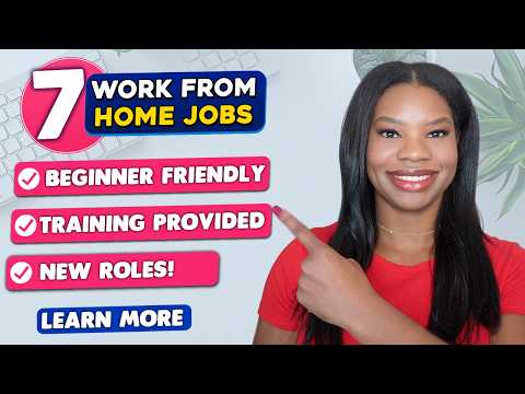 NEED A REMOTE JOB 7 NEW Work From Home Jobs 2026 Non-Phone Entry Level