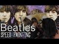 The BEATLES Speed PAINTING - Time Lapse Art Tutorial By Stephen Quick