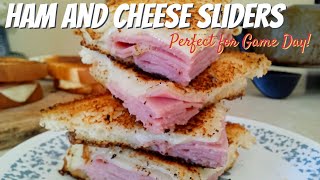 Ham and Cheese Super Bowl Sliders!