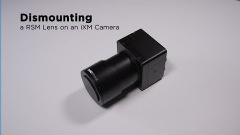 Mounting/Dismounting RSM lens on iXM Camera | Phase One