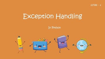 Class 12 NCERT | CBSE | RBSE Chapter 1 Exception Handling lecture 2