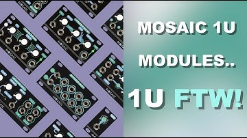 Mosaic 1U Modules | Putting Your 1U Space to Good Use