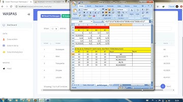 Sistem Pendukung Keputusan Pemilihan Marketplace Terbaik dengan Metode WASPAS PHP Mysqli