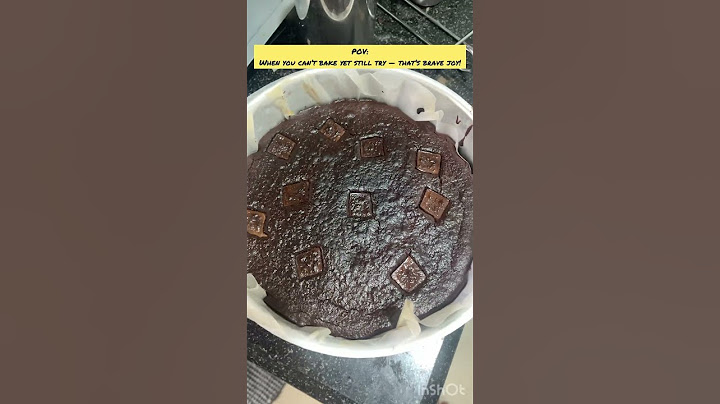 Failed or fabulous? Either way, we baked it! 🍫 #brownie #baking #love