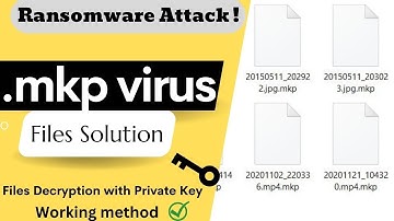 Mkp Virus Solution | [.mkp] files Decrypt & Removal Guide | mkp files Recovery | Makop Malware