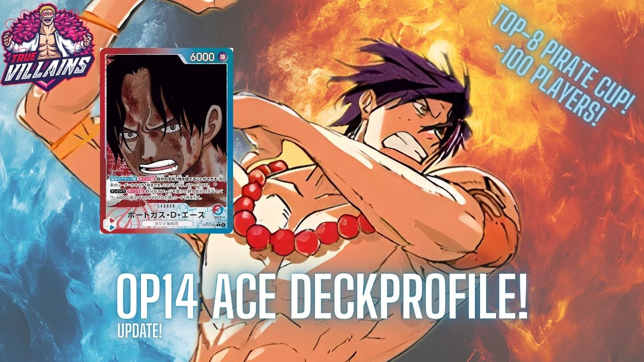 Обзор колоды OP14 ACE | Топ-8! | Команда настоящих злодеев | с участием Мэнцги