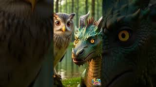 Dragon aur Ullu ki Seekh 🐉🦉 | Anger Control Moral Story | Hindi Shorts