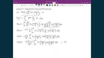 Lecture 7 (4 of 6) - Expectation Values