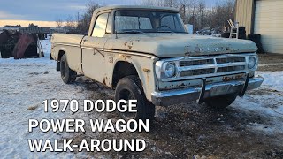 1970 Dodge W100 Sweepline Powerwagon Project Walkaround by rusted and restored auto 1,514 views 4 months ago 2 minutes, 1 second