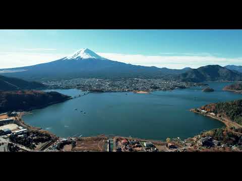 富士見橋＞山梨, Fujimi Bridge, Lake Kawaguchi #japan #travel #drone