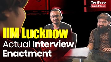 IIM Lucknow Interview Experience | What An IIM Interview Actually Looks Like