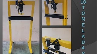 Home hydraulic press. Part 1: Structure