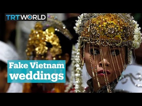 Brides, grooms and guests for rent in Vietnam