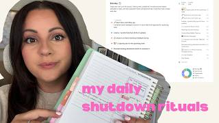 Weekday rituals | shut down and get started routines
