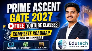 🚀 GATE 2027 Starts Here!FREE Classes | Roadmap • Strategy • Study Plan 🎯