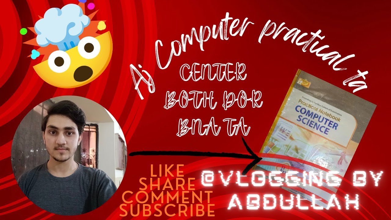 Aj computer ka practical ta center both dor bna ta 🤯🥲