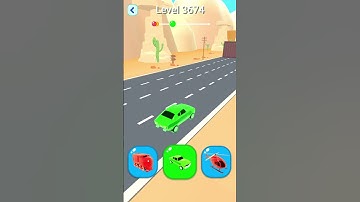 Shape shifting2 game level #3674  hyper casual game #shapeshifting  #gameplay #gaming #shortvideo