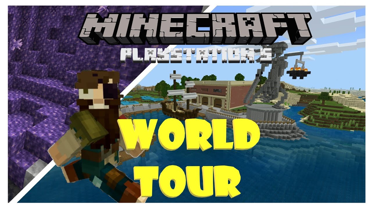 Let's Play Minecraft PS5 Ep: 25 WORLD TOUR and 1.17 UPDATE! - YouTube