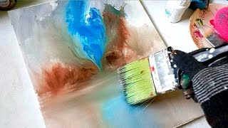 Mastering Abstract Acrylic Techniques in Landscape Painting