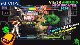 Vita3K v11 Android| Ultimate Marvel vs. Capcom 3 | Turnip Upscale 1x| PSVita Emulator for Android by Cuphu Style 5,264 views 2 months ago 14 minutes