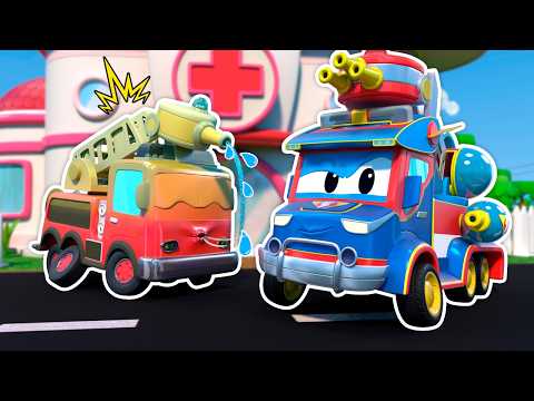 Fire Truck Is Sick! Super Fire Truck Replaces Him! 🚒 Rescue Show | Super Truck