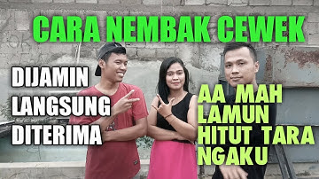 Cara nembak wanita langsung diterima || KOMEDI SKETSA