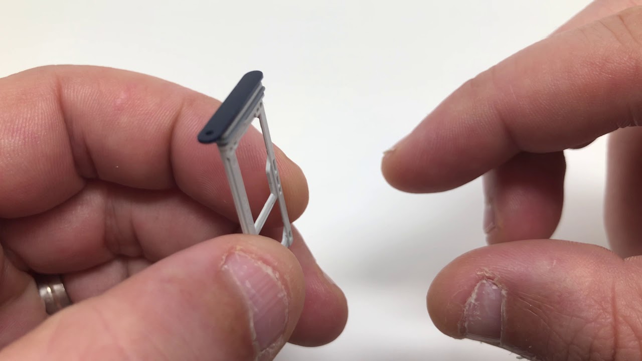 Présentation du tiroir de carte sim / carte SD Bleu Cobalt d'origine pour le SAMSUNG Galaxy Note9