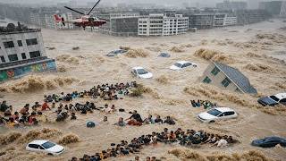 Historic Flood Disaster in China! 260,000+ Evacuated as Liaoning Goes Under Water