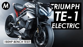 Triumph TE-1 Electric Motorcycle Design Sketches & Power Figures Announced!