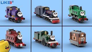 All LEGO Mini Thomas & Friends: Toby, Charlie, Duck, Roise, Emily, Hank the Train (Tutorial)