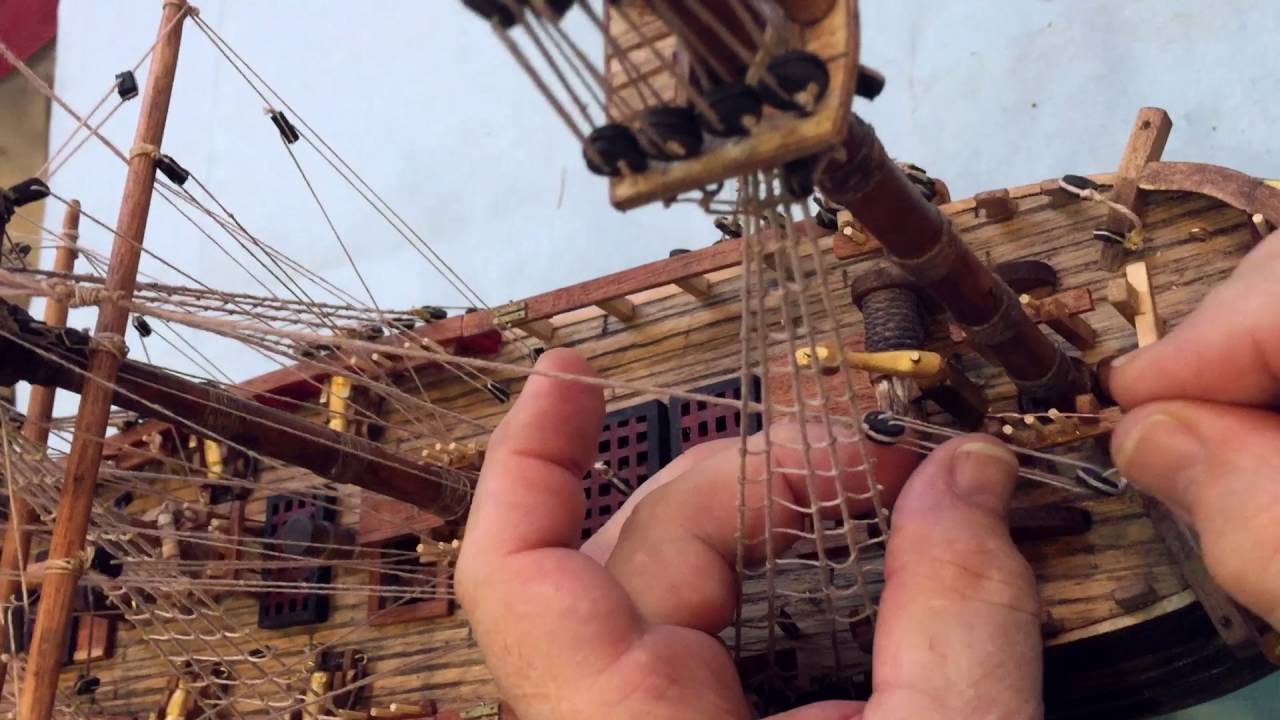 Head CAM HMS Bounty model construction video, POV Action CAM by ArtCase Restoration