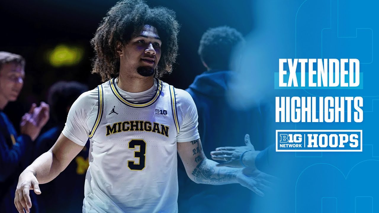 TCU at Michigan | Extended Highlights | Big Ten Men's Basketball | 11/15/2024